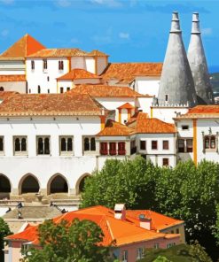 Sintra National Palace paint by number