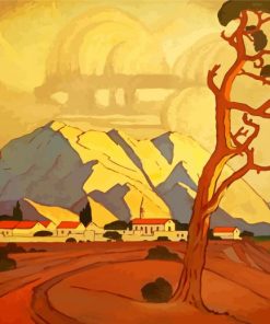 South West Africa Pierneef Art paint by number