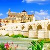 Spain Cordoba Roman Bridge paint by number