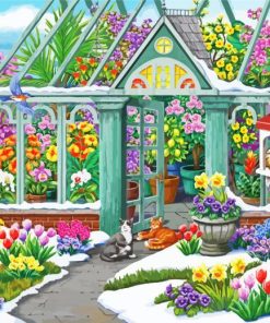 Spring In Bloom paint by number