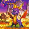 Spyro The Dragon Video Game paint by number