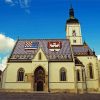 St Mark Church Zagreb paint by numbers