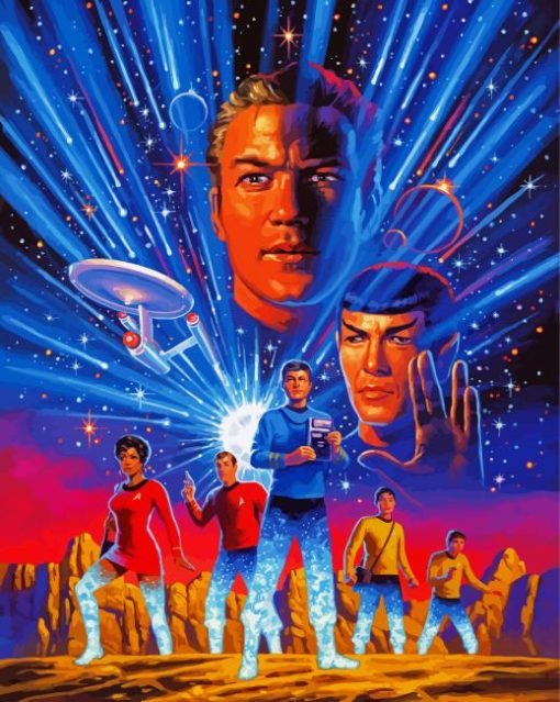 Star Trek paint by numbers