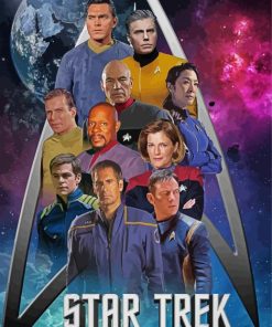 Star Trek Sc Fiction Serie paint by numbers