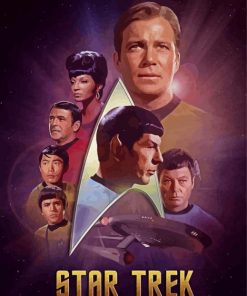 Star Trek Serie Poster paint by numbers