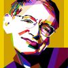 Stephen Hawking Pop Art paint by numbers