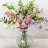 Sweetpea Bouquet Vase paint by number