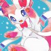 Sylveon Anime Illustration paint by numbers