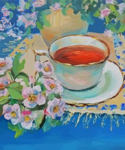 Teacup paint by numbers