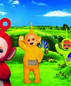 Teletubbies Characters paint by number