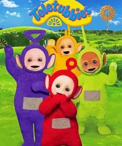 Teletubbies Tv Show paint by number