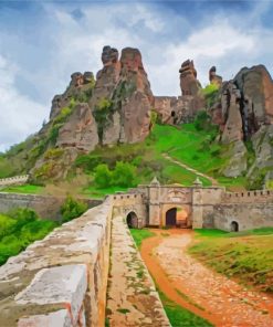 The Belogradchik Fortress Bulgaria paint by number