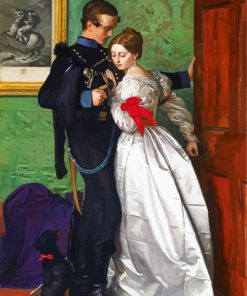 The Black Brunswicker By John Everett Millais paint by number