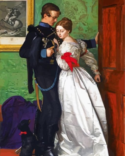 The Black Brunswicker By John Everett Millais paint by number