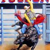 The Bull Rider paint by numbers