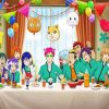 The Disastrous Life Of Saiki K paint by numbers