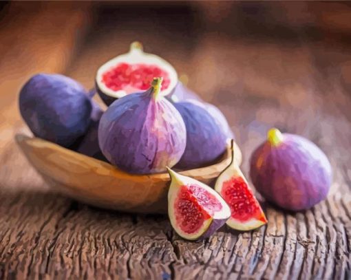 The Figs Fruit paint by number