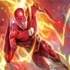 The Flash Hero Art paint by number