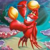 The Little Mermaid Sebastian paint by numbers