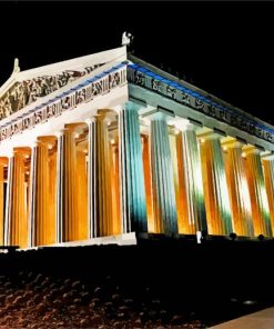 The Parthenon Nashville paint by numbers