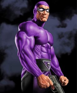 The Phantom Superhero paint by numbers