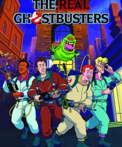 The Real Ghostbusters Animated Serie paint by number