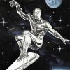 The Silver Surfer Art paint by number