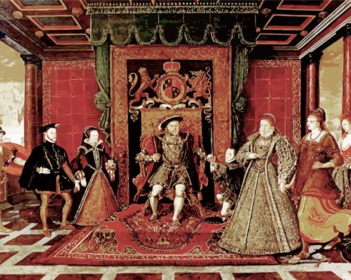 The Tudors paint by number