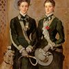 The Twins Kate And Grace Hoare By John Everett Millais paint by number