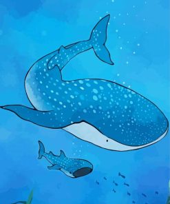 The Whale Shark paint by number