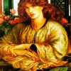 The Woman s Window By Rossetti paint by numbers