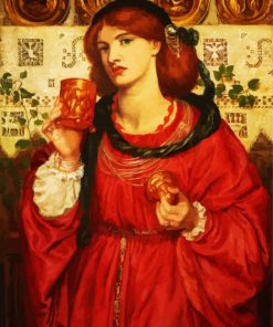 The Loving Cup By Rossetti paint by numbers