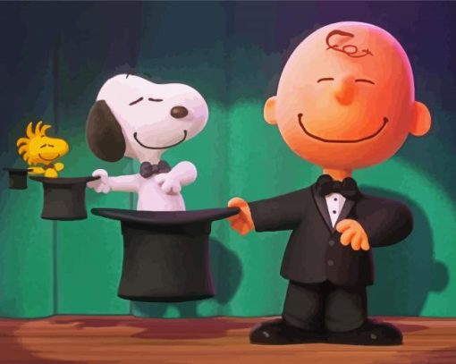 The Peanuts Movie paint by number