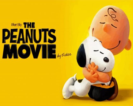 The Peanuts Movie Poster paint by number