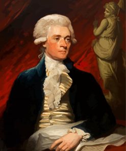 Thomas Jefferson Portrait paint by numbers