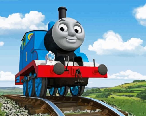 Thomas Railway paint by number