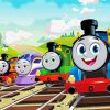 Thomas And Friends Animation paint by numbers