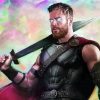 Thor Ragnarok Superhero paint by number