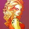 ThunderCats Cheetara paint by number