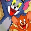 Tom And Jerry Cartoon paint by numbers