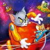 Tom And Jerry In Space paint by number