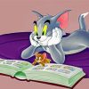 Tom And Jerry Reading paint by number