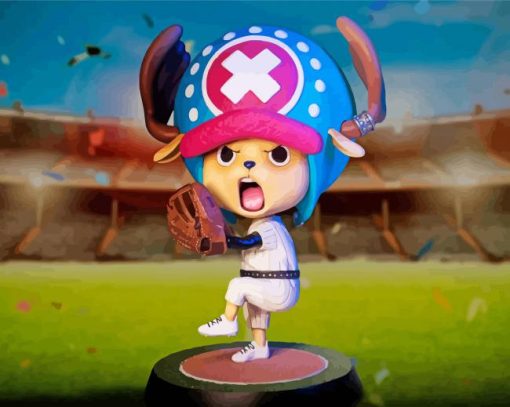 Tony Tony Chopper Baseball paint by number