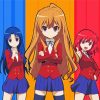 Toradora Anime Serie paint by number