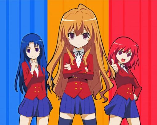 Toradora Anime Serie paint by number