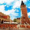 Town Hall Tower Krakow paint by number