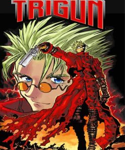 Trigun Vash The Stampede paint by number