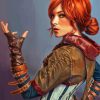 Triss Merigold paint by number