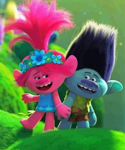 Trolls World paint by number