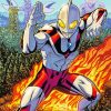 Ultraman Superhero paint by number